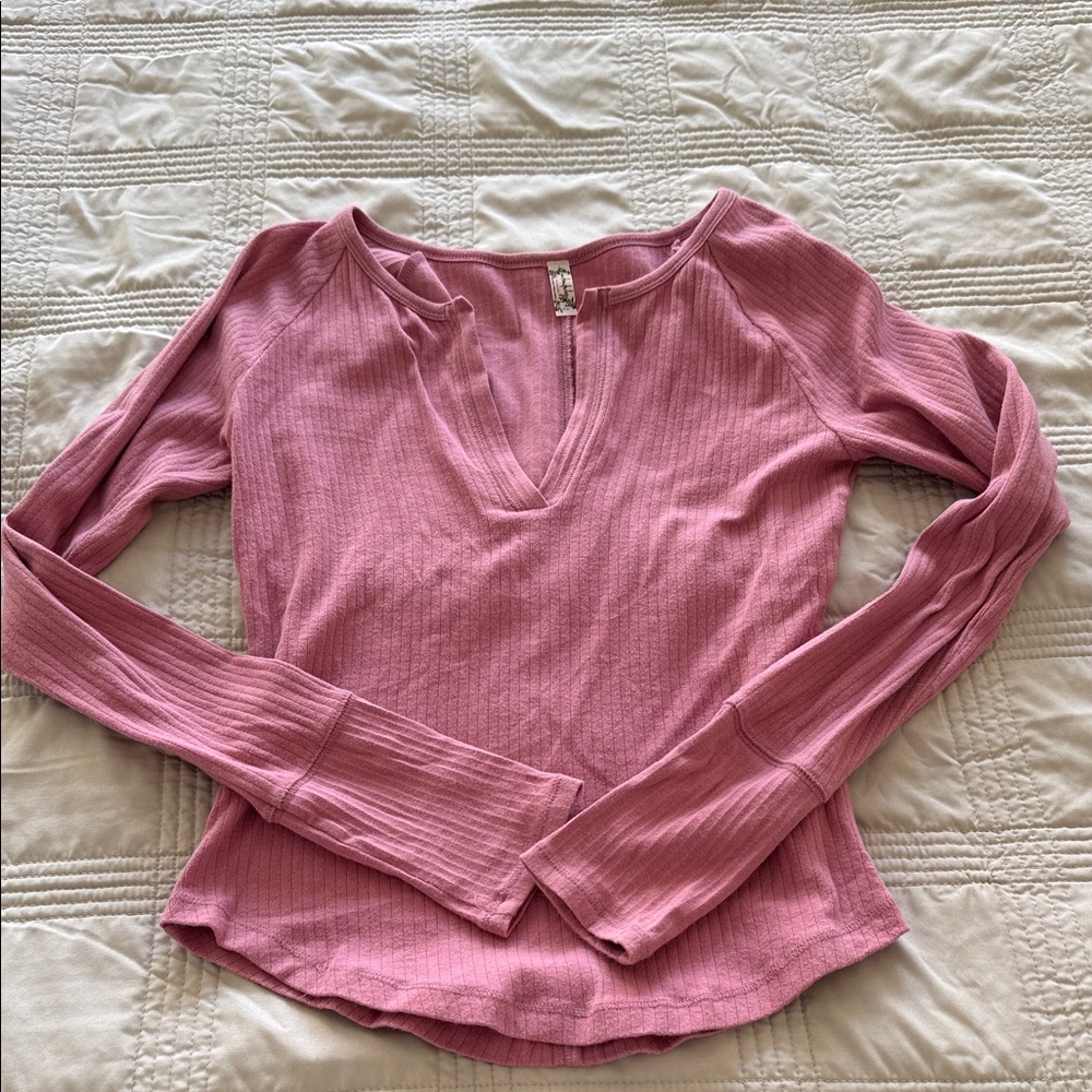 Free People Ribbed Tee
